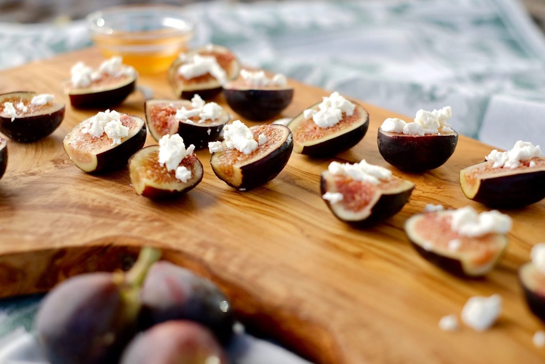 Easy Fig Appetizer with Goat Cheese and Honey Mia's Cucina