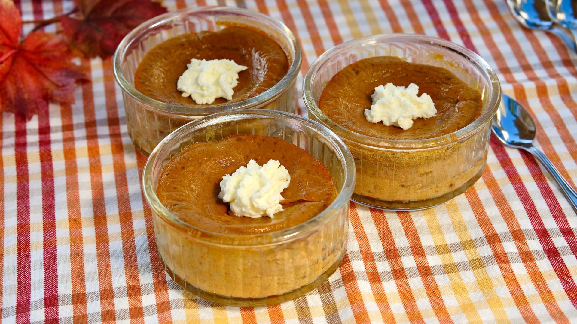 Easy Pumpkin Custard Cups Made from Plant Based Milk Mia's Cucina