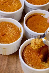 Easy Pumpkin Custard Cups Made from Plant Based Milk - Mia's Cucina